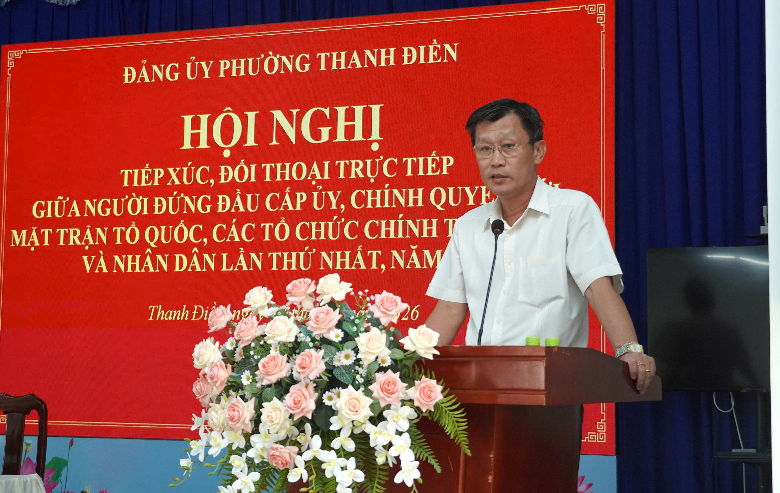 Mặt trận Tổ quốc Việt Nam phường tham gia tiếp xúc, đối thoại trực tiếp giữa người đứng đầu cấp uỷ, chính quyền
