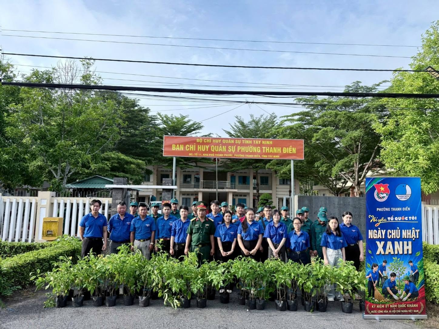 🌿 NGÀY CHỦ NHẬT XANH – HƯỞNG ỨNG PHONG TRÀO “TÔI YÊU TỔ QUỐC TÔI”