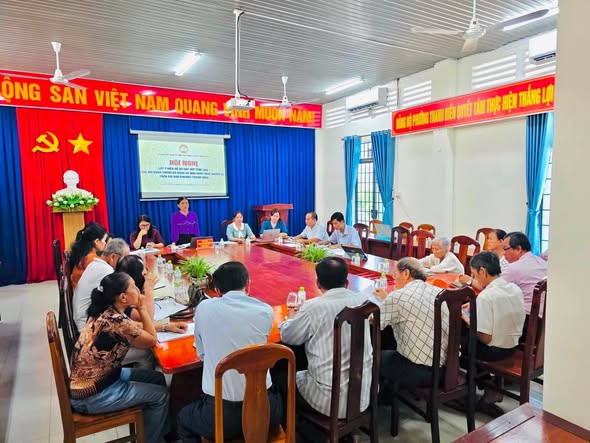Hội nghị lấy ý kiến dự thảo Đề án sắp xếp, tinh gọn các Hội quần chúng
